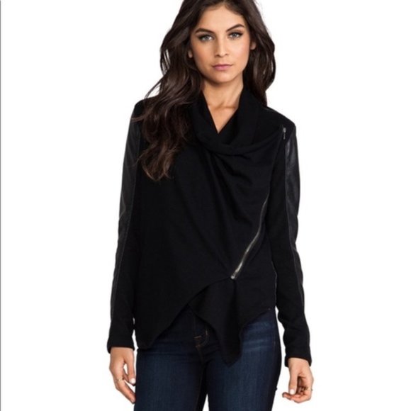BLANKNYC Private Practice Faux Leather Moto Jacket - Picture 1 of 9